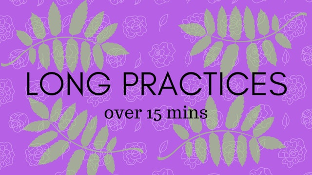 Long Practices (all routines over 15 mins)