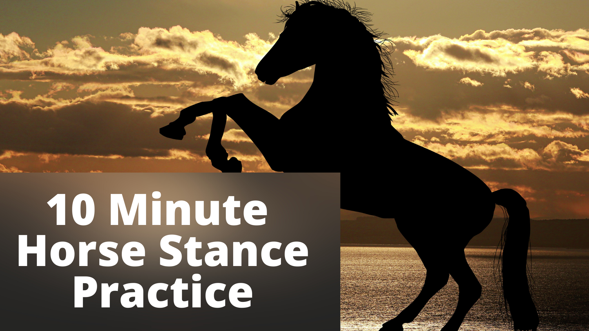 10 Minute Horse Stance Practice (16 mins)