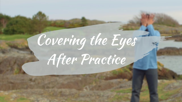 Covering the Eyes after Practice (5 mins)