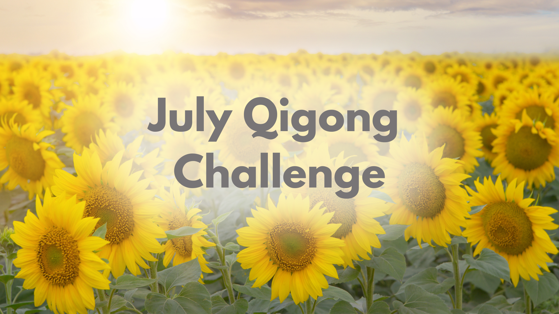 July Qigong Challenge 
