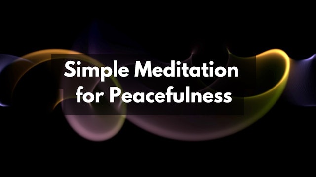 Meditation for Peacefulness