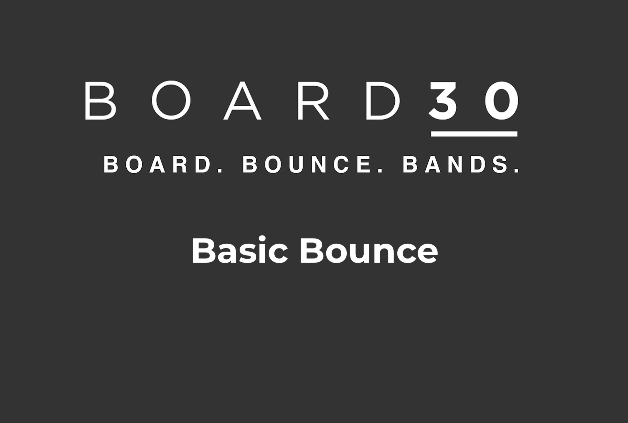 Basic Bounce