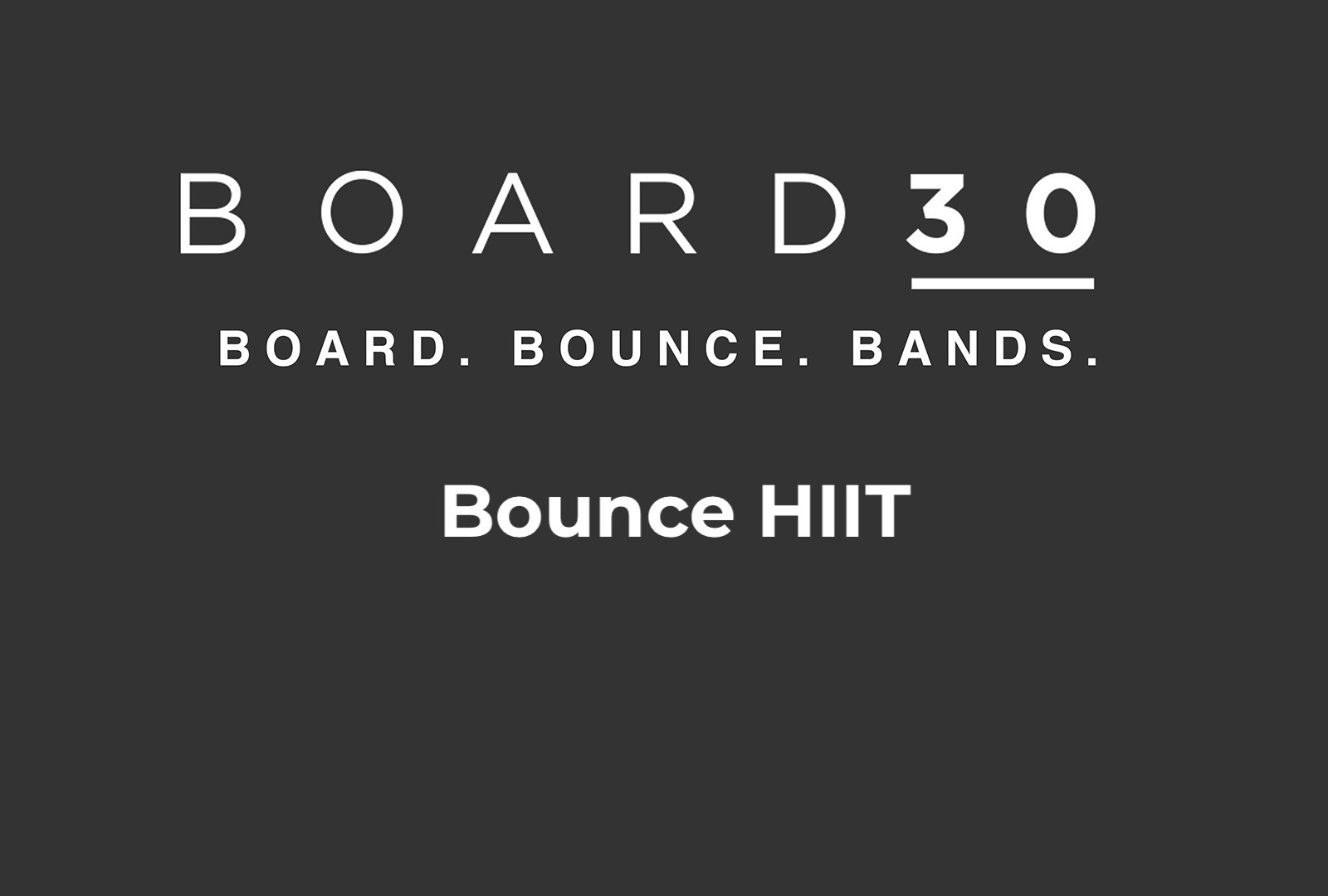 Bounce HIIT