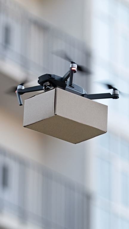 Can a company like Amazon feasibly make deliveries with drones?