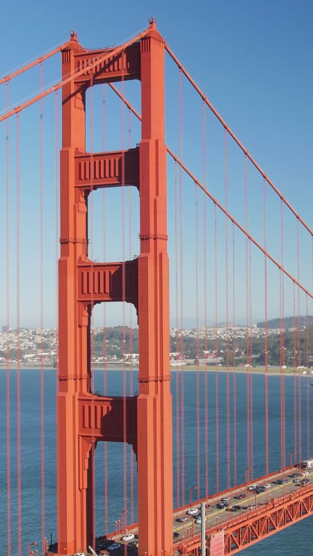 How does a suspension bridge work