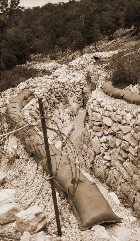 What were the main considerations for creating trenches during WW1?