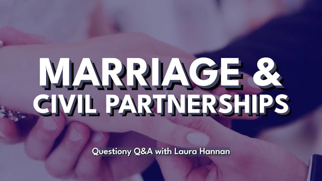 Preview: Marriage & Civil Partnerships