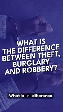What is the difference between burgla...