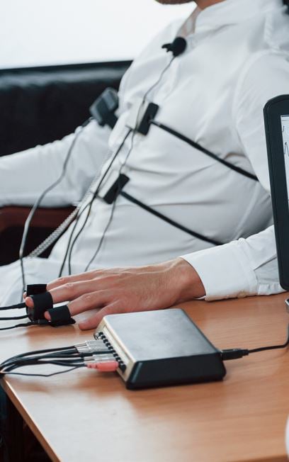 How can a polygraph detect when we are lying?