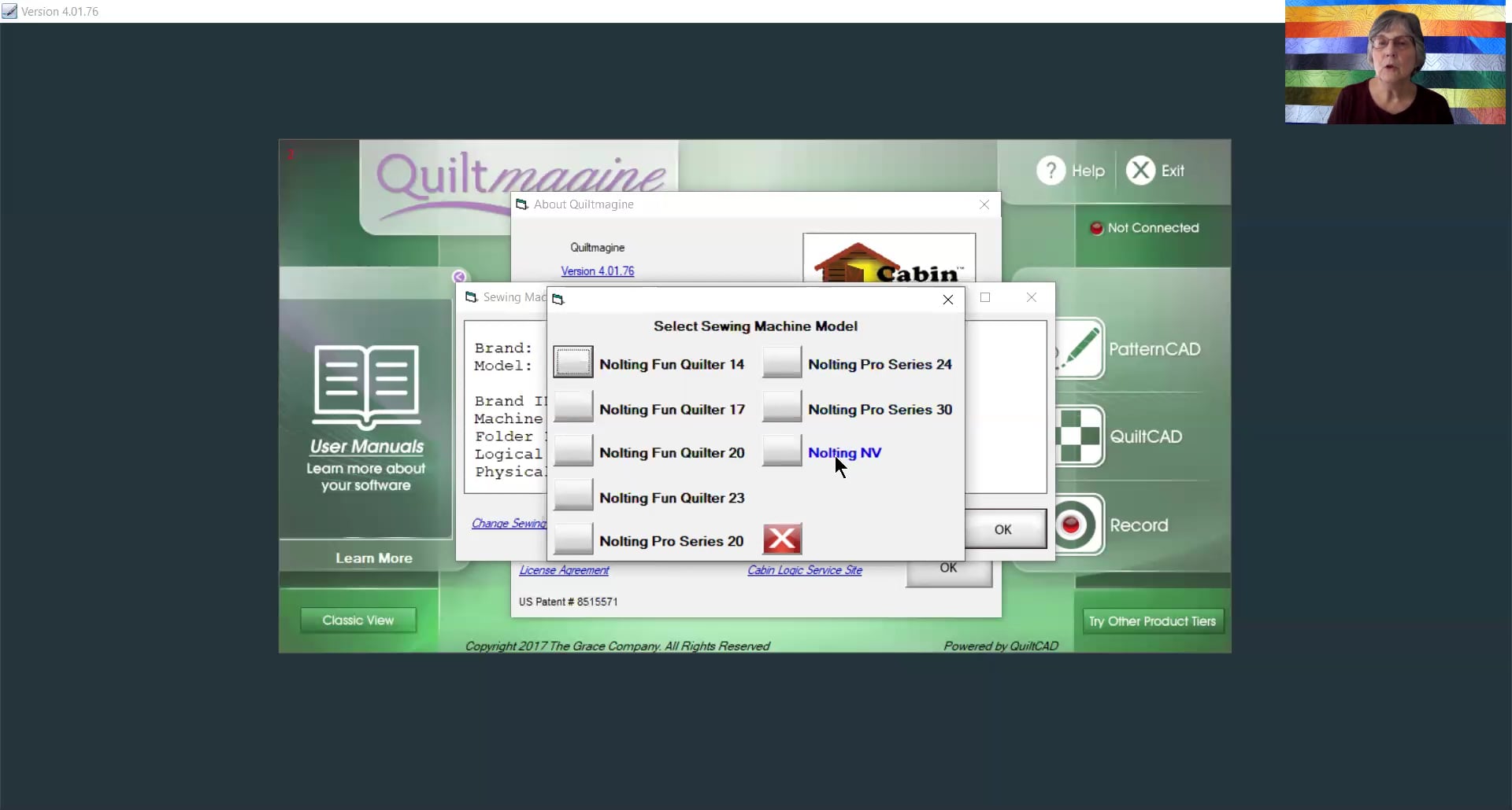 Selecting Nolting Machine Model