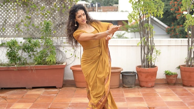 Kartharee adavu 2/3: Instructions