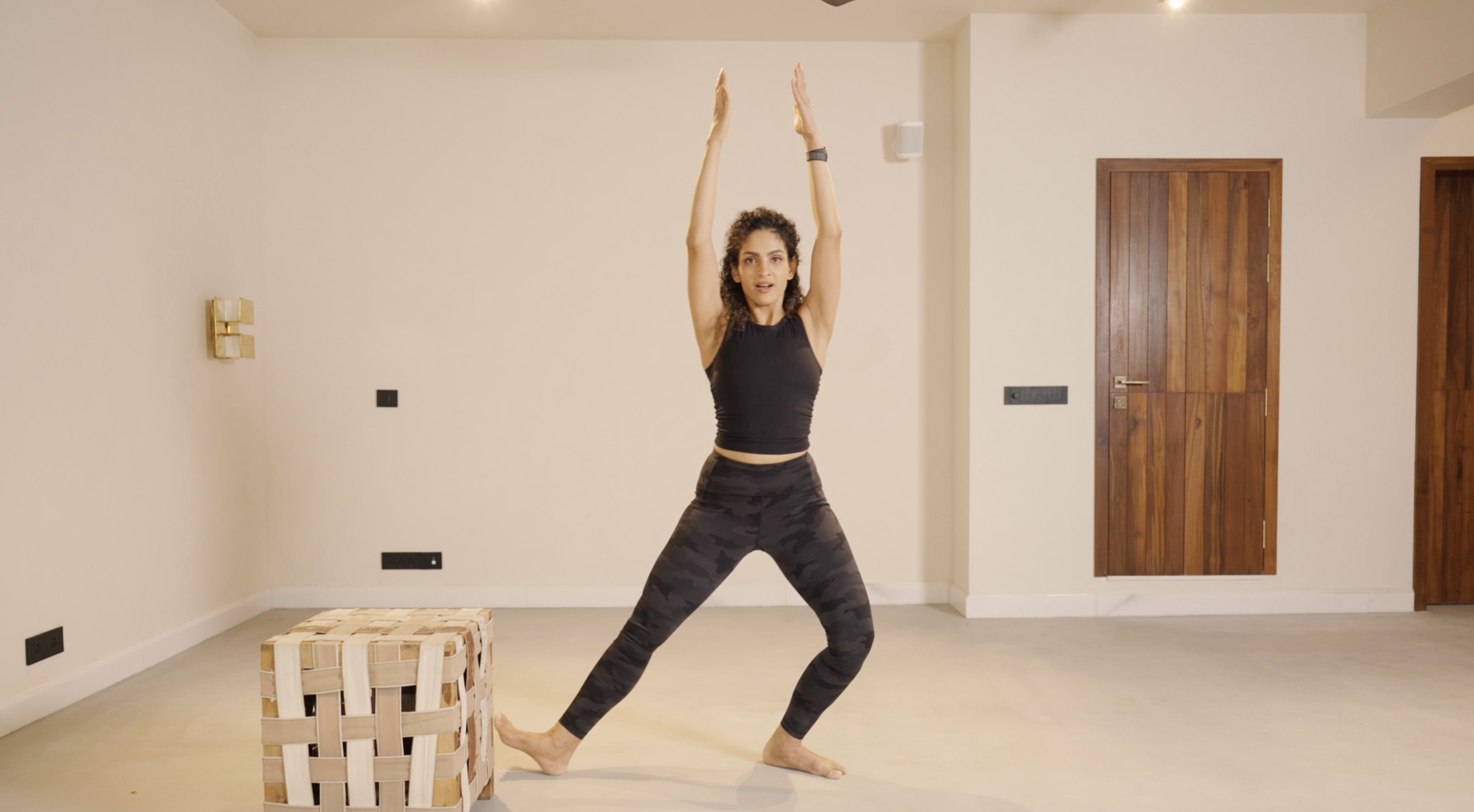 The Raadha Kalpa bends : The lengthening side bend with weight shift
