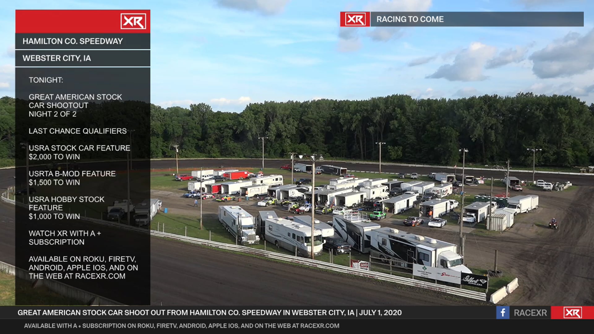 Stream Archive Hamilton County Speedway 7/1/20 - Part 1