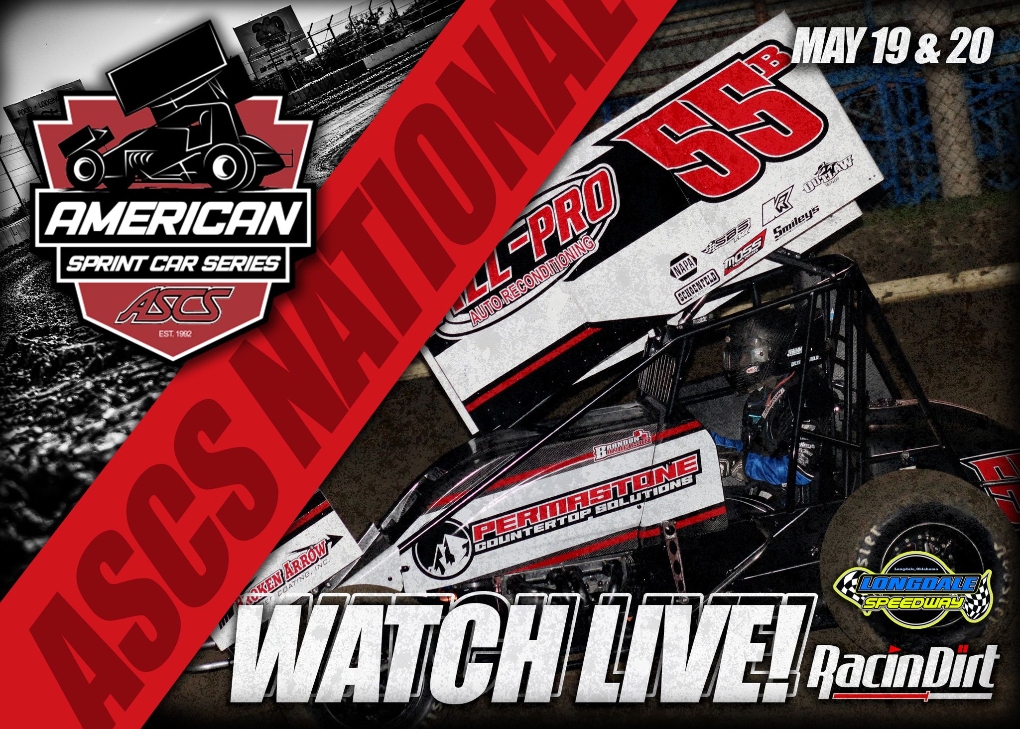 Stream Archive ASCS National Longdale Speedway 5/21/23