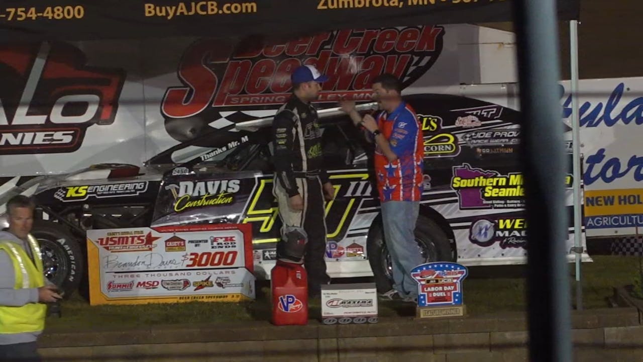 USMTS Post Race Interviews Deer Creek Speedway 8/31/19 - 2019 Racing ...