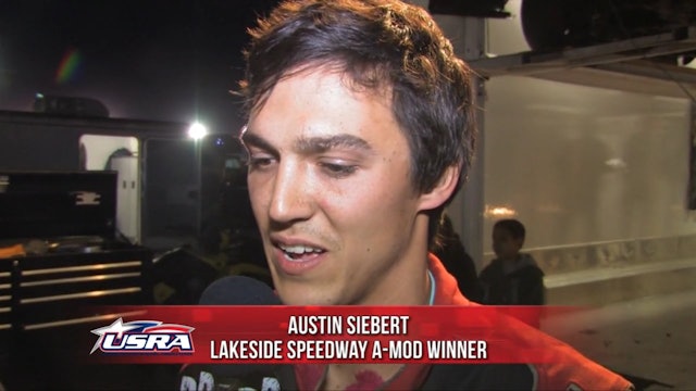 Austin Siebert Post Race Interview @ Lakeside Speedway 05/10/13