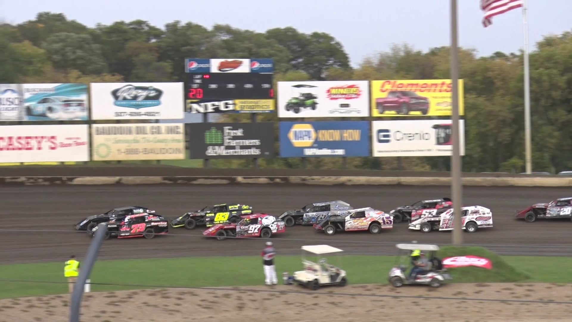 USRA B-Mod Heats Deer Creek Speedway 9/26/20