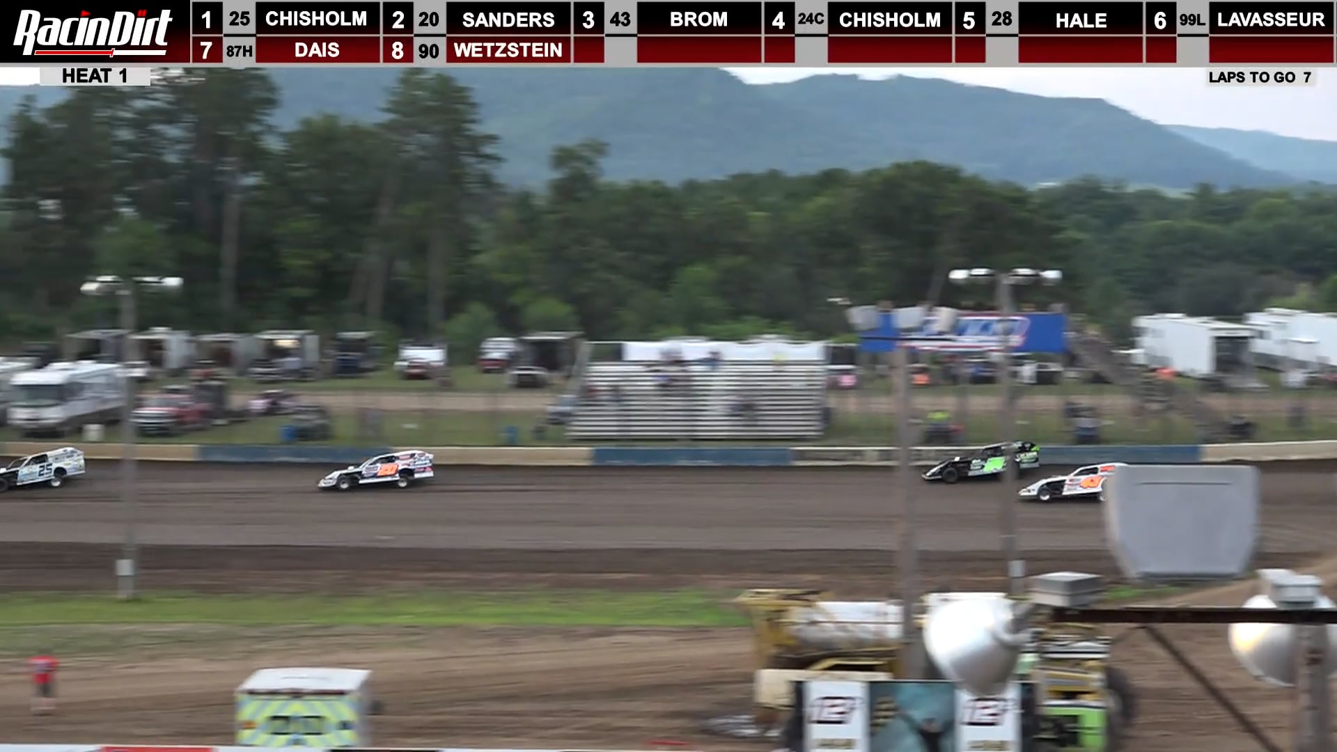 Northern Lights Modified Heats Races Mississippi Thunder 7/11/25