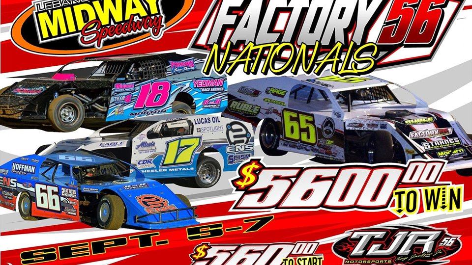 TJR Factory 56 Nationals Live Archive Midway Speedway 9/5/19