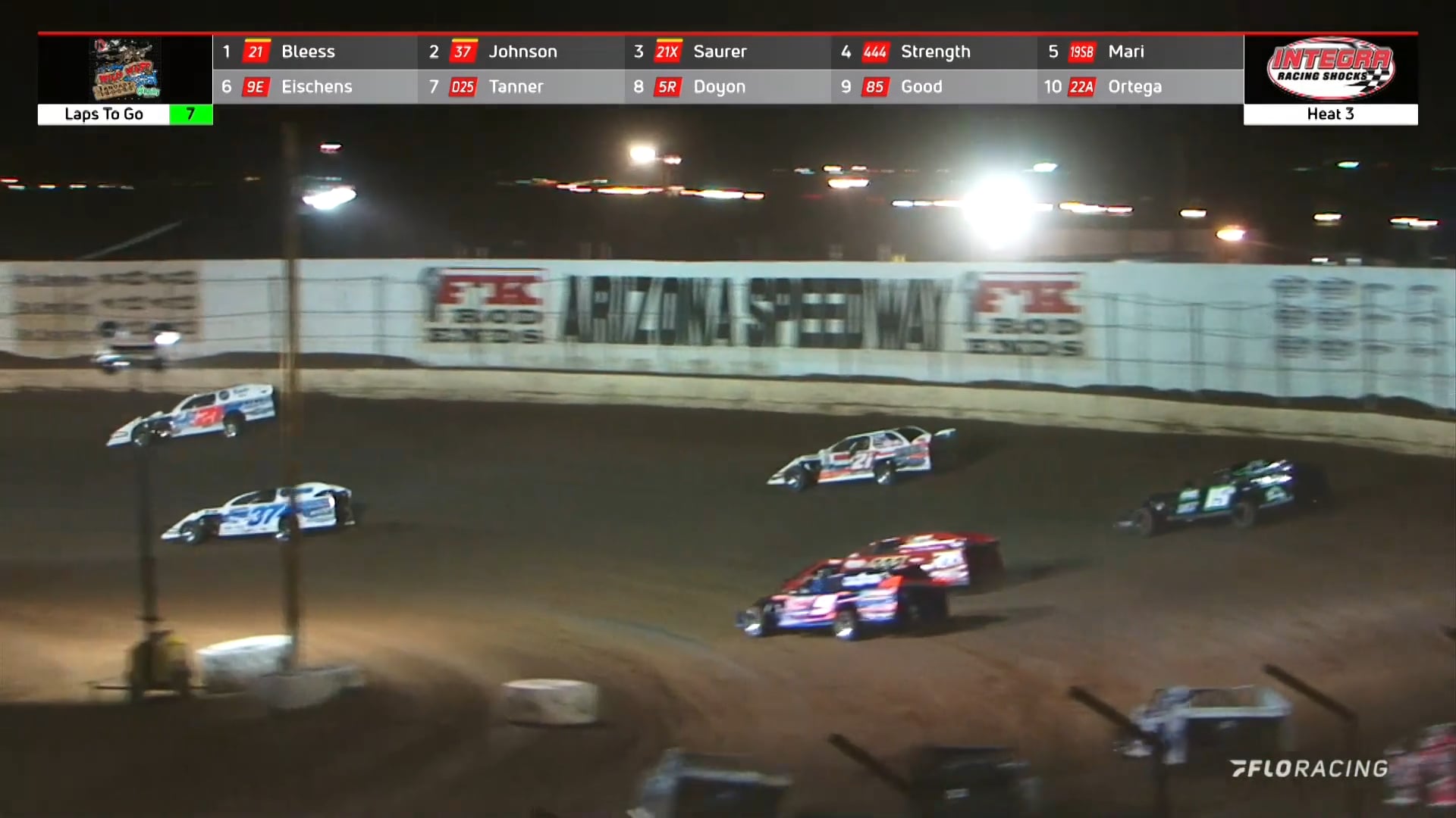 Wild West Shootout Modified Heats Arizona Speedway 1/13/21