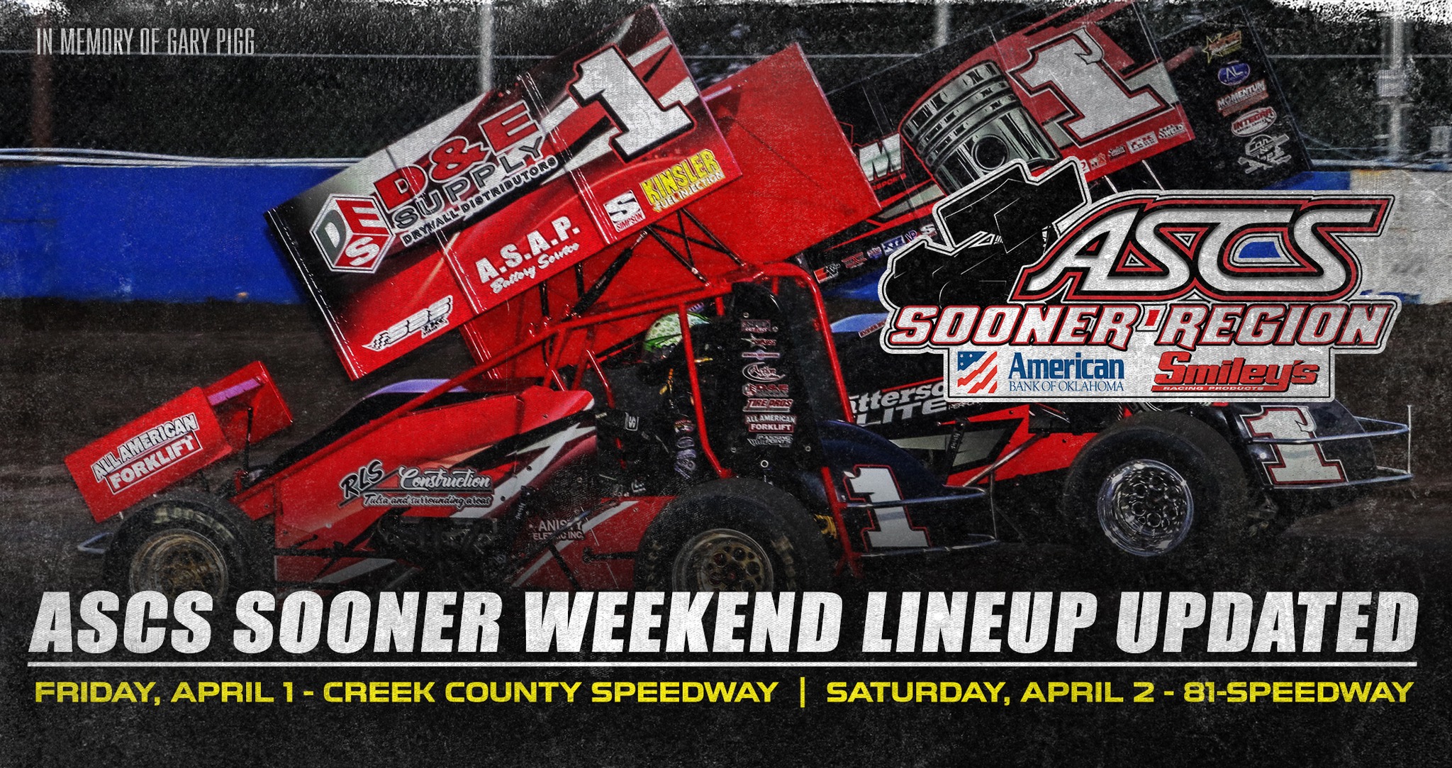 ASCS Sooner Region 81 Speedway 4/2/22