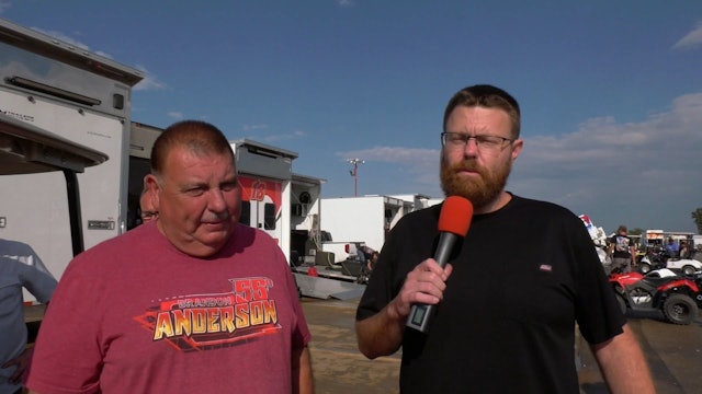 ASCS Hockett McMillian Memorial Pre Race Interviews Lucas Oil Speedway 9/17/23