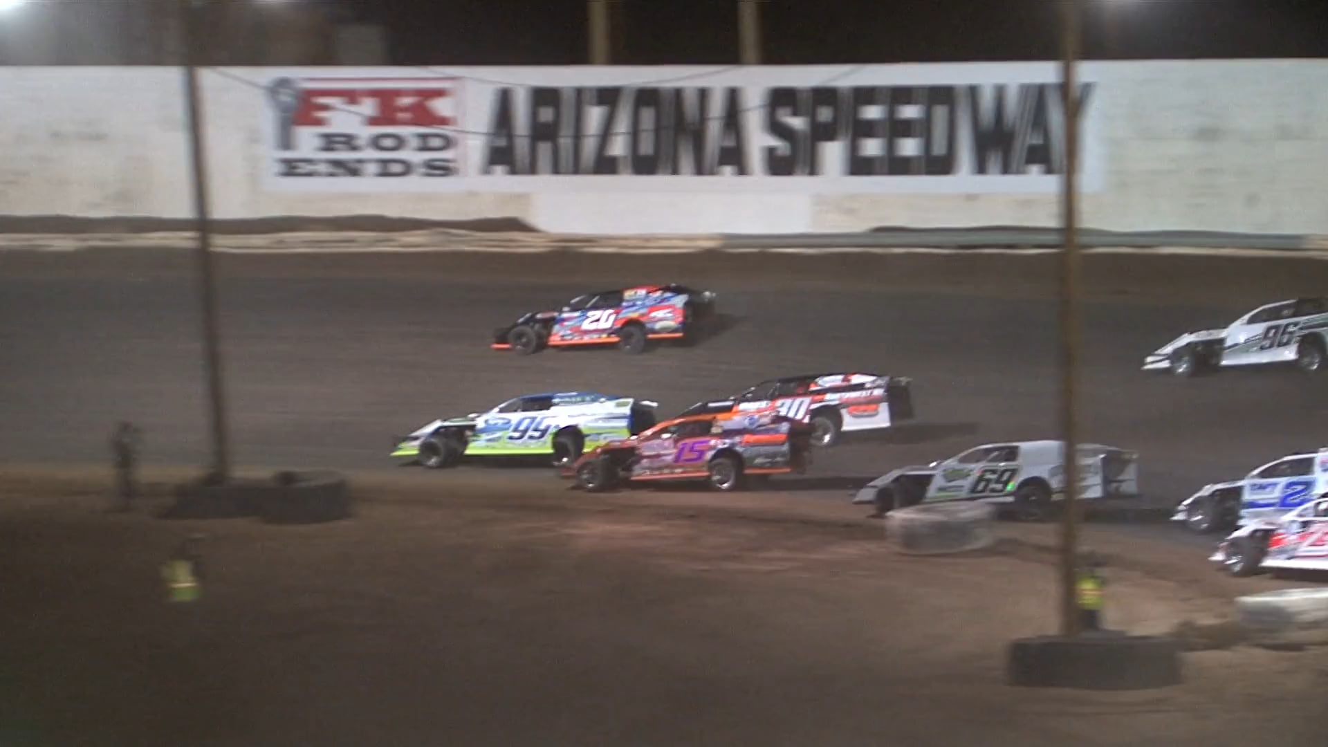 Wild West Shotout USRA Modified A-Main @ Arizona Speedway 1/6/18