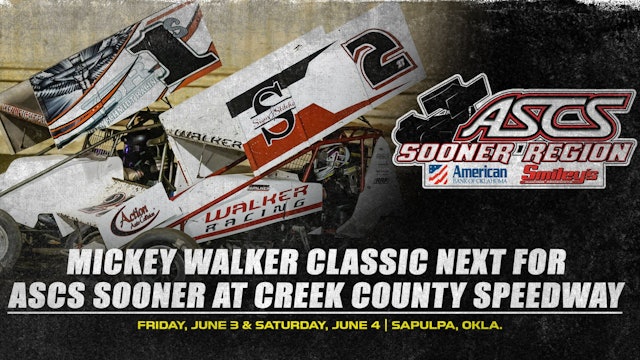 Stream Archive ASCS Sooner Region Creek County Speedway 6/4/22