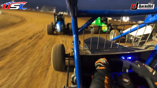 Cameron Hagin USL Heat & A-Main Lawto...