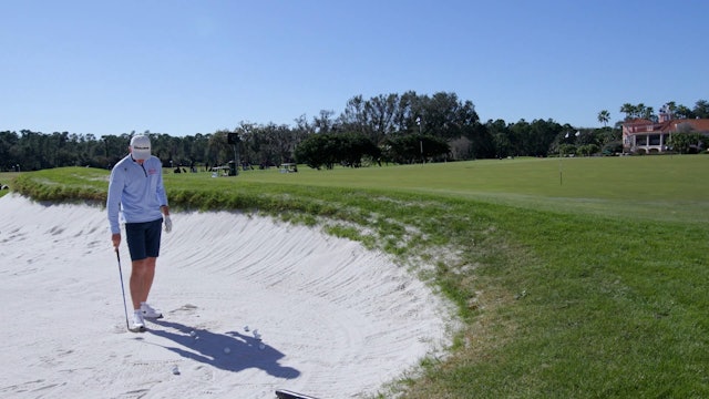 High Spinning Bunker Shot