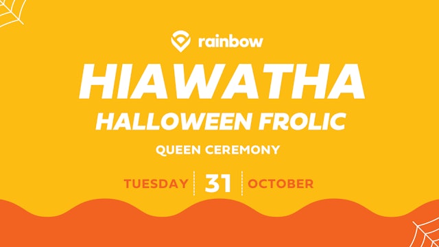 Hiawatha Halloween Queen Ceremony 2023