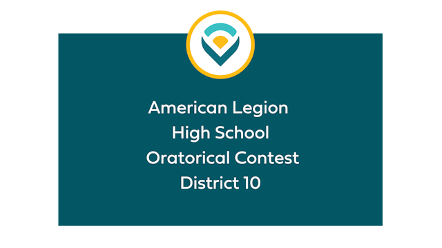 District 10 American Legion Oratorical Contest 2/10/24