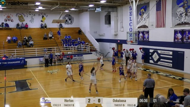 HHS Varsity Girls vs Oskaloosa 1/11/22