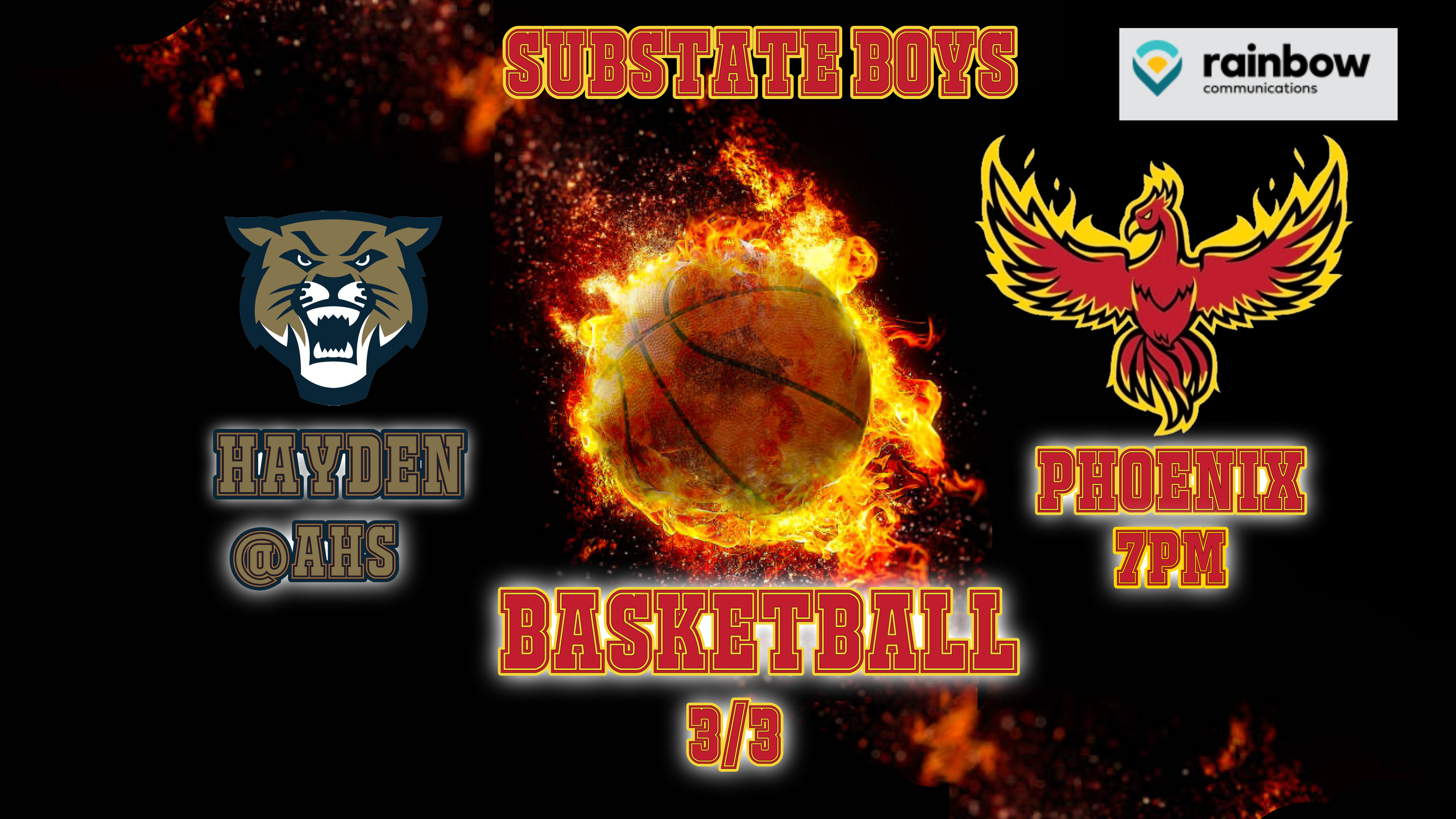 AHS Varsity Boys Basketball vs Topeka Hayden 3/3 - Part 2