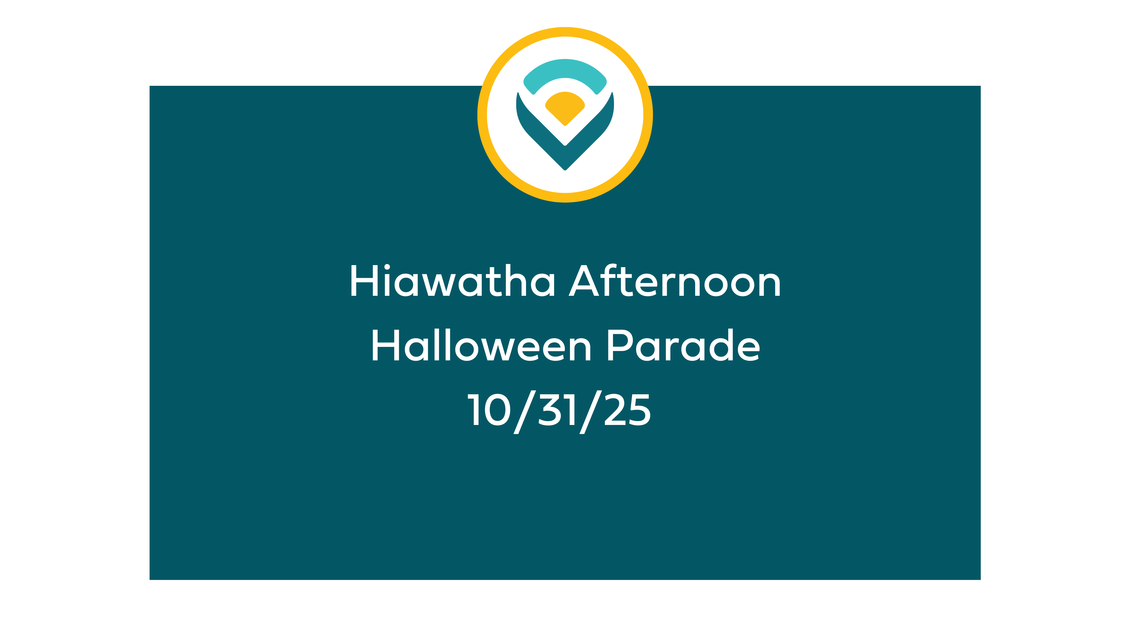 Hiawatha Afternoon Halloween Parade 2025