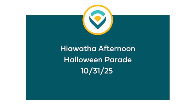 Hiawatha Afternoon Halloween Parade 2025