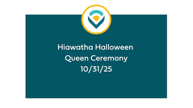Hiawatha Halloween Queen Ceremony 2025