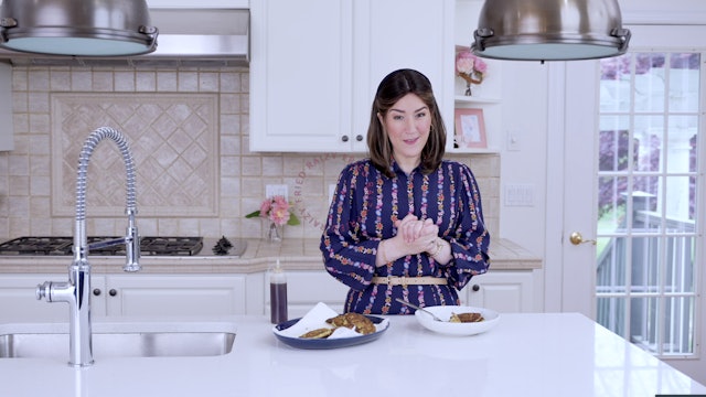 Zucchini Fritters with Beef Fry