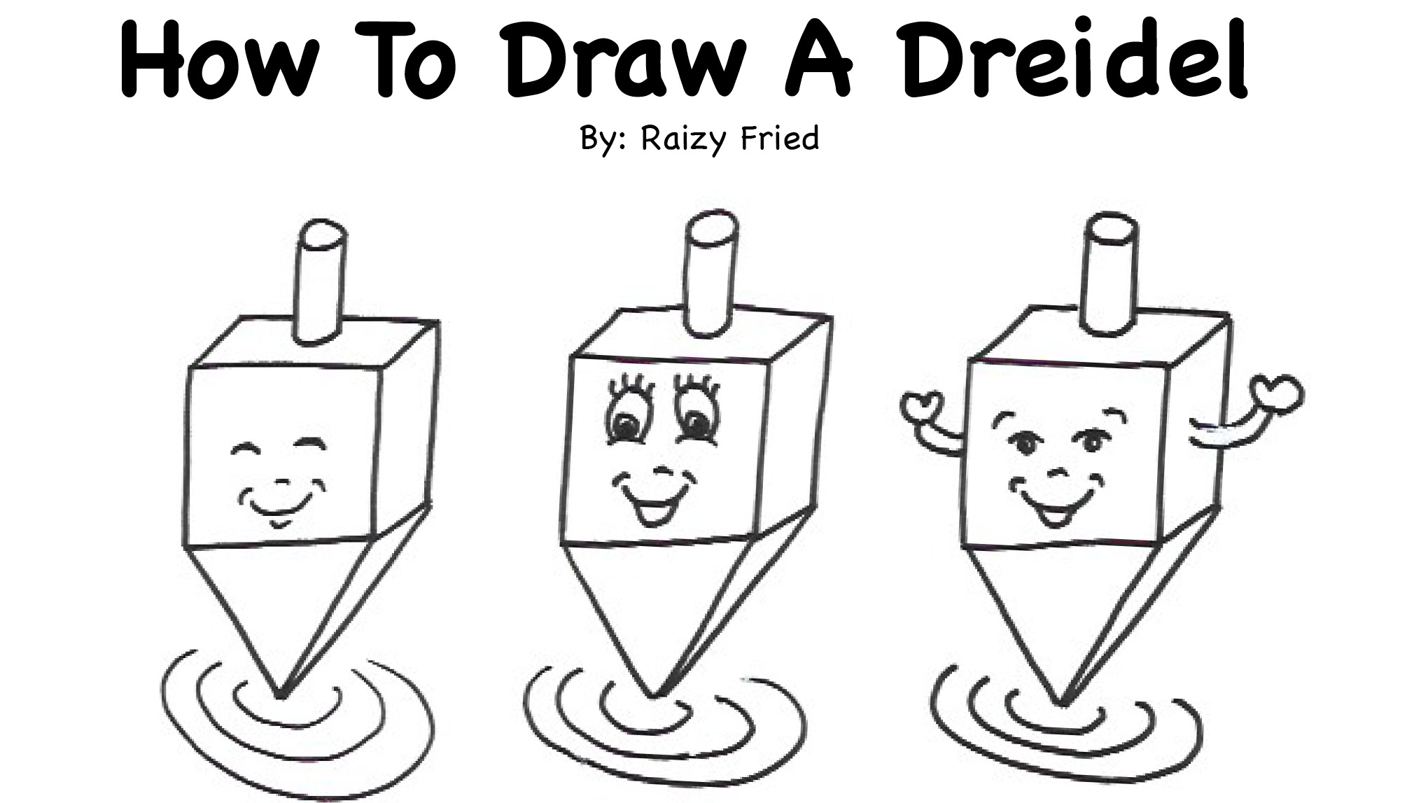 Dreidel Stencil