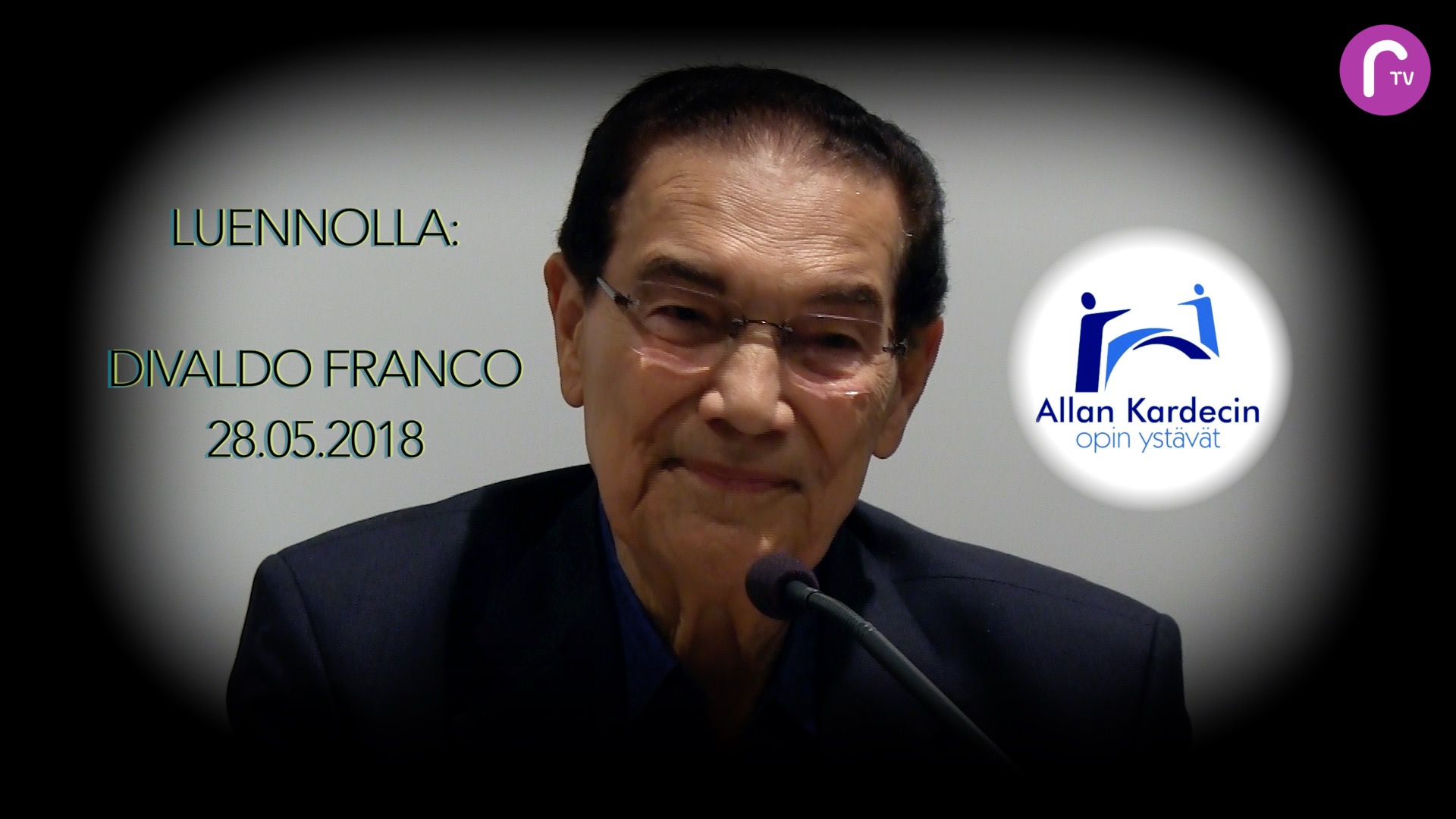 RTV esittää: Divaldo Franco luento 28.5.2018, Helsinki
