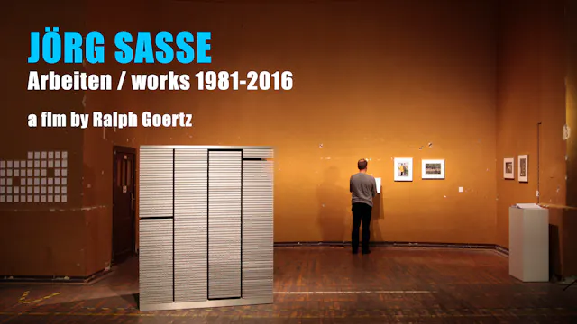 JÖRG SASSE - Arbeiten / works 1981-2016