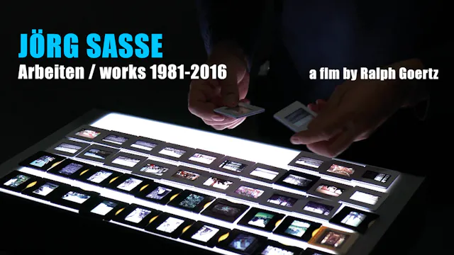JÖRG SASSE - Arbeiten / works 1981-2016