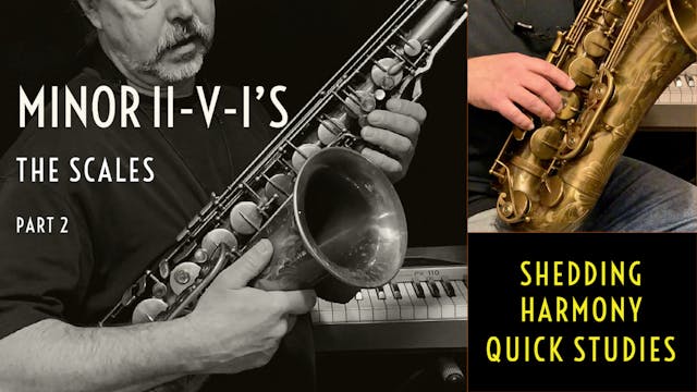 Minor ii-V-i's, Part 2: The Scales