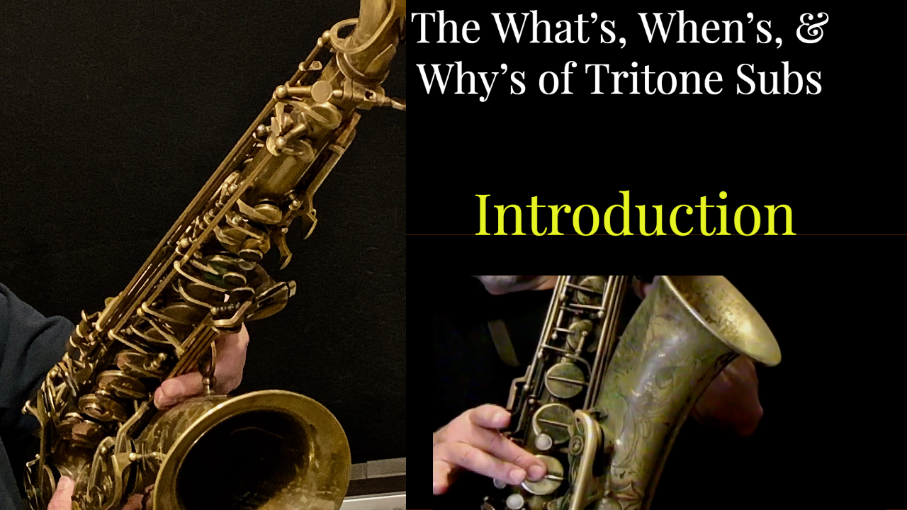 The What's, When's, & Why's of Tritone Subs - Introduction
