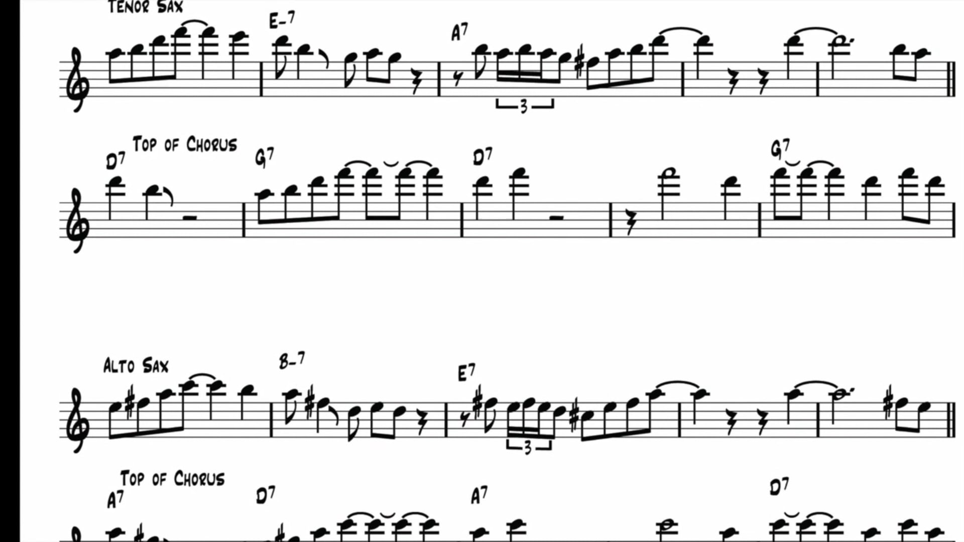 #6 Rock and Blues Licks of the Great Sax Players