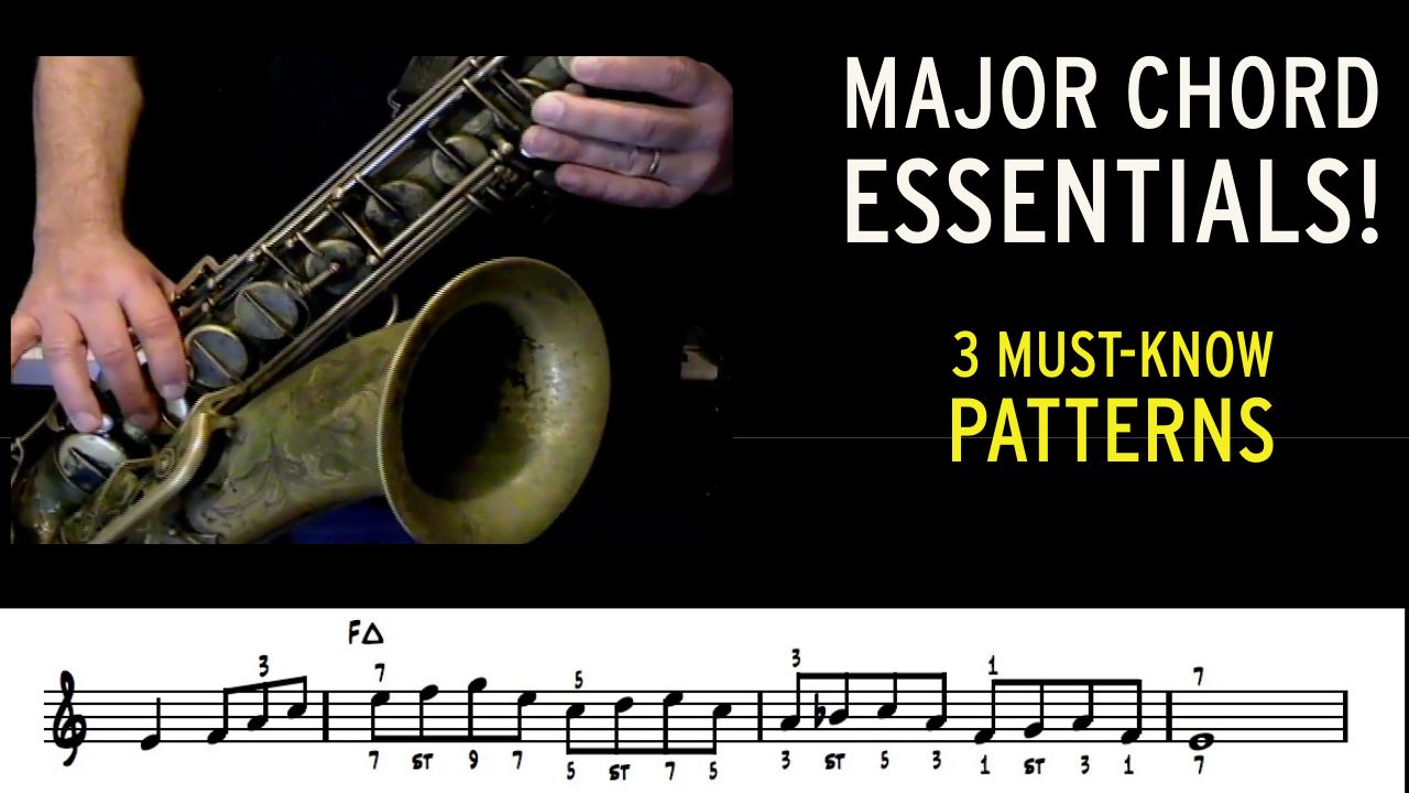 Major Chord Essentials; 3 Must-Know Patterns