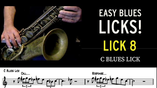 Easy Blues Lick #8