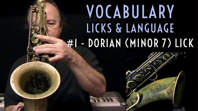 Vocabulary, Licks, & Language - Lick #1