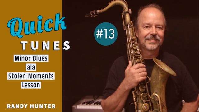 Minor Blues ala Stolen Moments - Less...