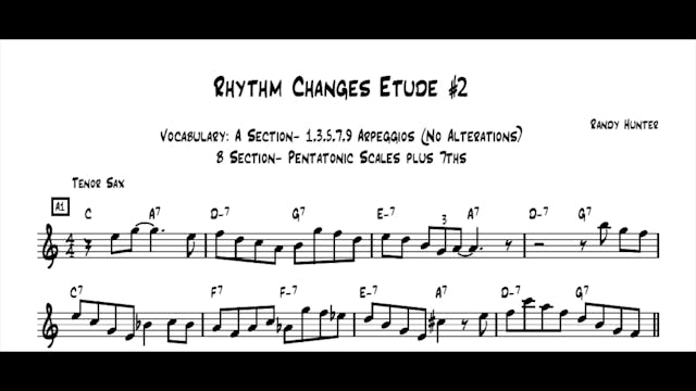Rhythm Changes Etude 2